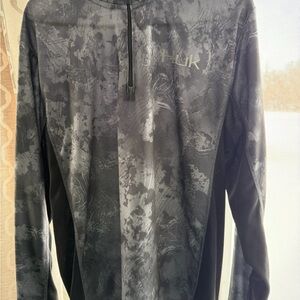 Huk Black and Gray Performance Shirt